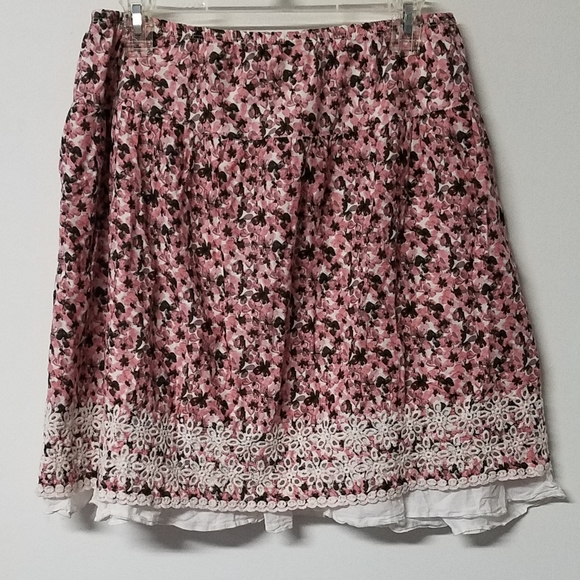 Vintage cottagecore pinup floral skirt M/L, donating 11/10 - Picture 2 of 10